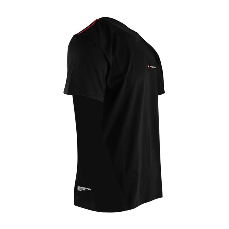 POKERSTARS RED THREAD BLACK T-SHIRT