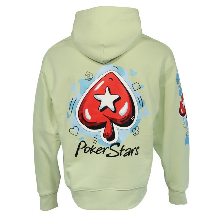 POKERSTARS GRAPHIC GREEN HOODIE