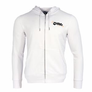 POKERSTARS “SHARKIE AREA” WHITE HOODIE