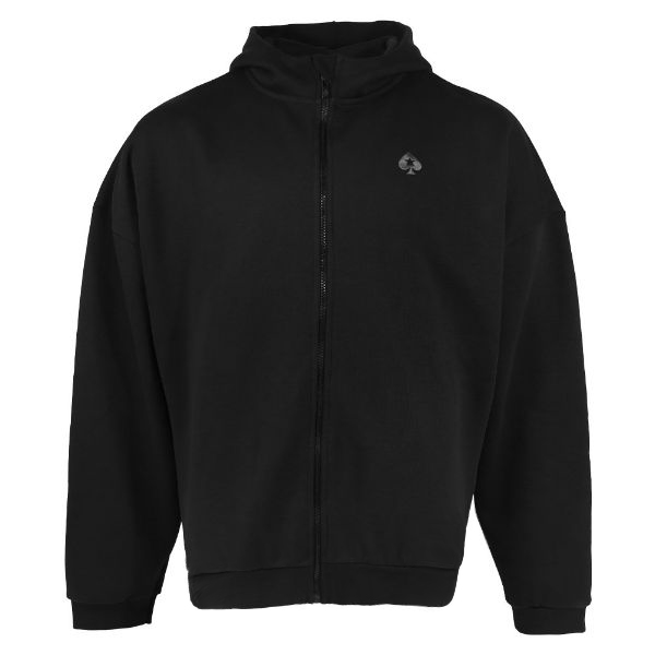 POKERSTARS OVERSIZED 'S T A R S' BLACK HOODIE