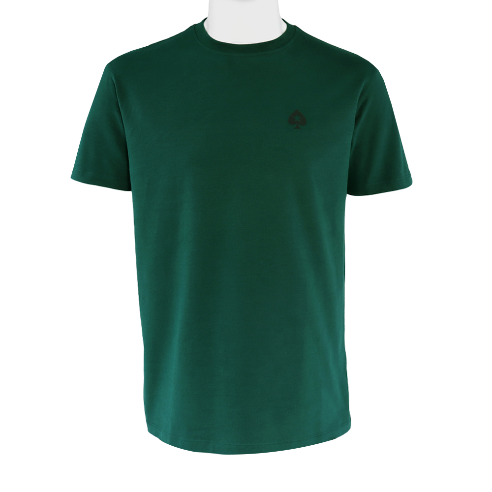 POKERSTARS FOUNDATION SPADE BADGE GREEN T-SHIRT