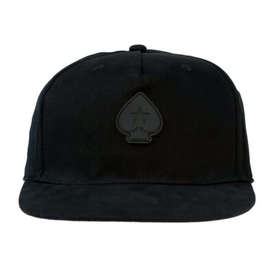 POKERSTARS FOUNDATION SPADE BADGE BLACK TRUCKER CAP