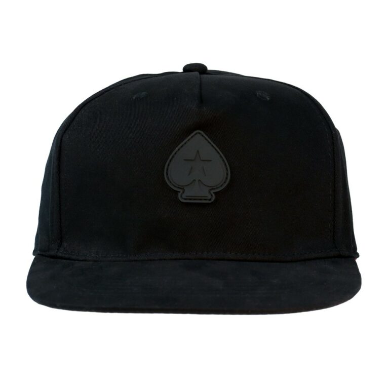 POKERSTARS FOUNDATION SPADE BADGE BLACK TRUCKER CAP