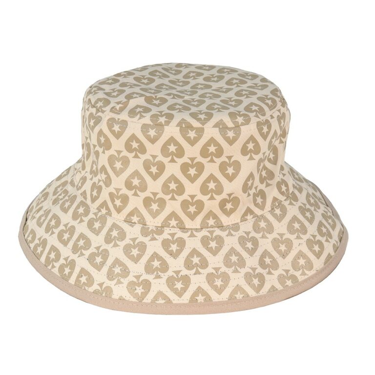 POKERSTARS ORIGIN ALL OVER SPADE PRINT REVERSIBLE BUCKET HAT